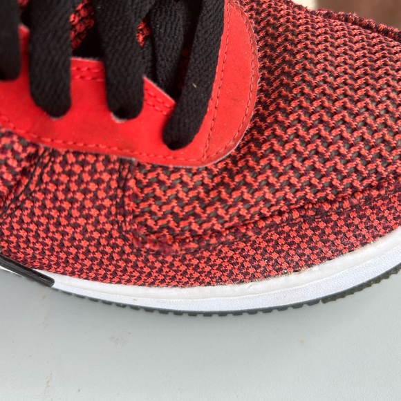 Nike Air Force 1 Elite Textile ‘Crimson’ Sz 9 - Picture 2 of 3